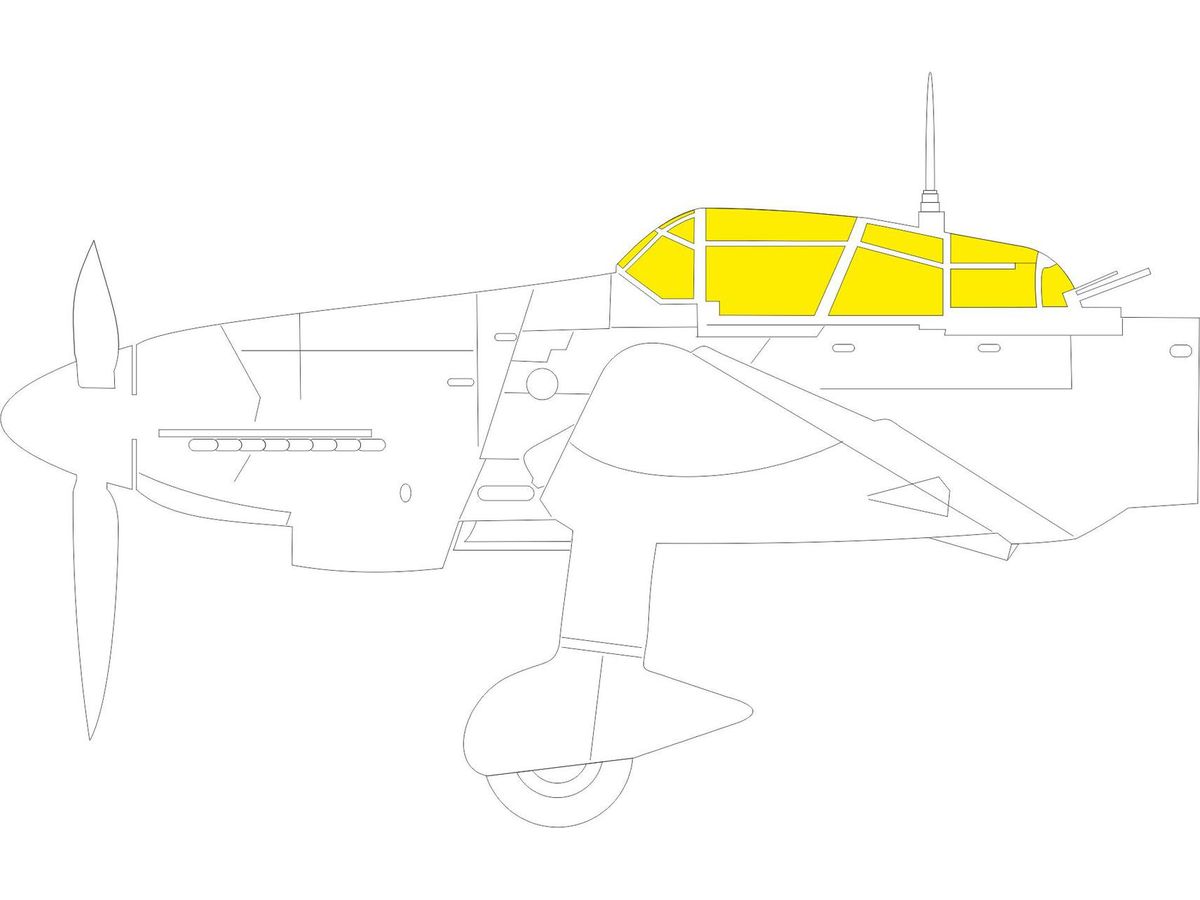 1/35 Ju87G-1/2 塗装マスクシール (ボーダーモデル用)