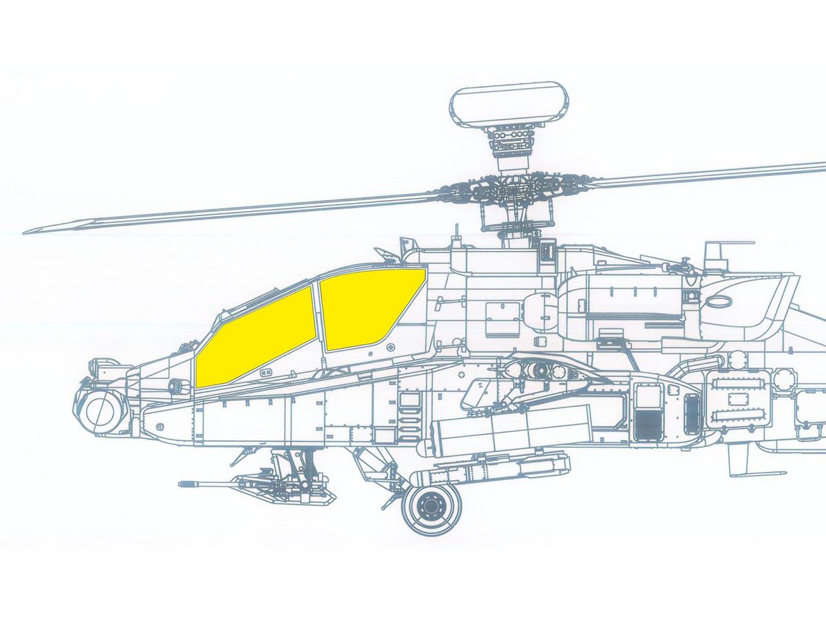 1/35 AH-64E 塗装マスクシール (タコム用)