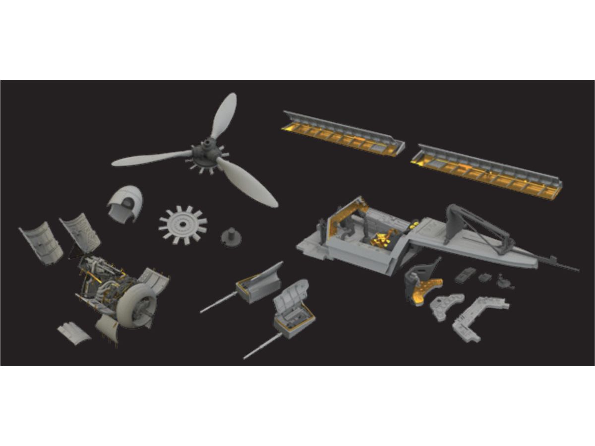 1/48 Fw190A-6 ビッグシンパーツセット (エデュアルド用)