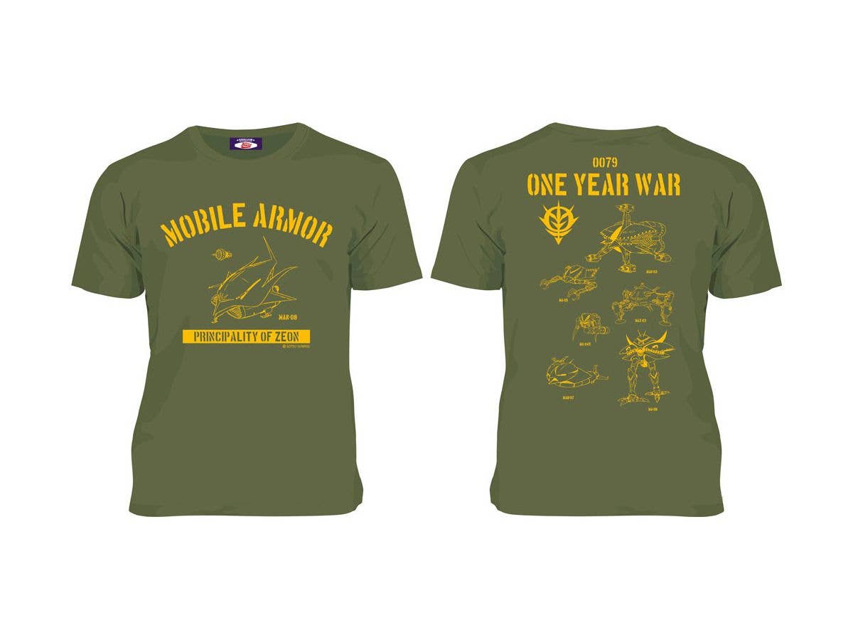 機動戦士ガンダム x October Beast ジオン全モビルアーマー Tシャツ(S)