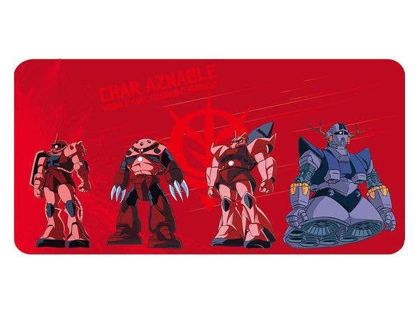 機動戦士ガンダム x October Beast シャア専用ラバーマット