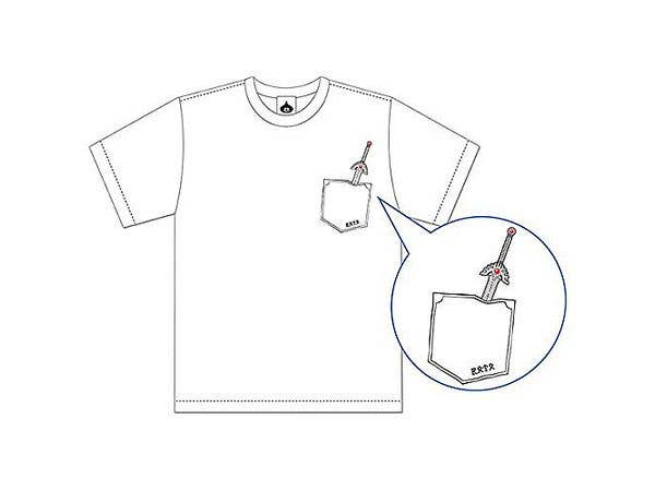ドラゴンクエスト 胸元にロトのつるぎを装備できるTシャツ Sサイズ