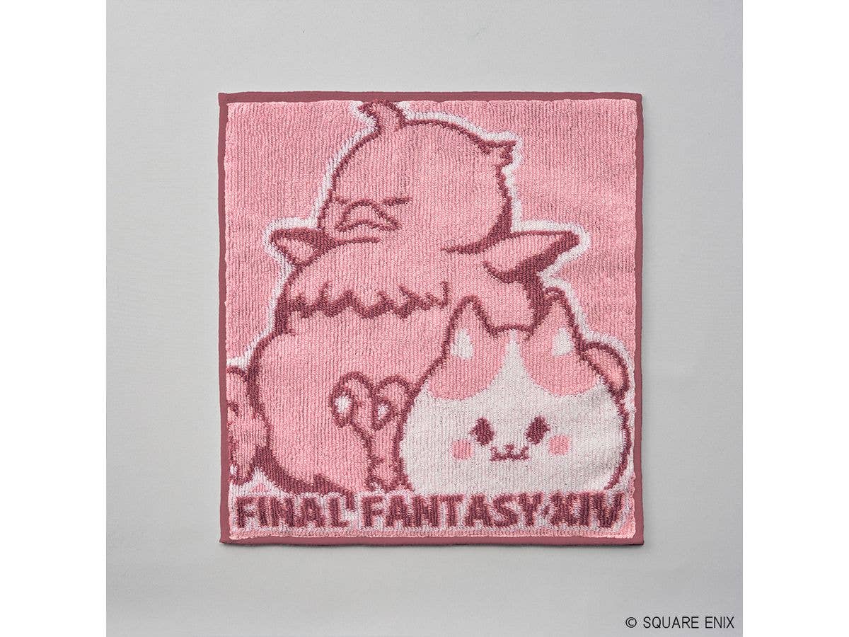 ファイナルファンタジーXIV ハンドタオル (でぶチョコボ & ファットキャット)