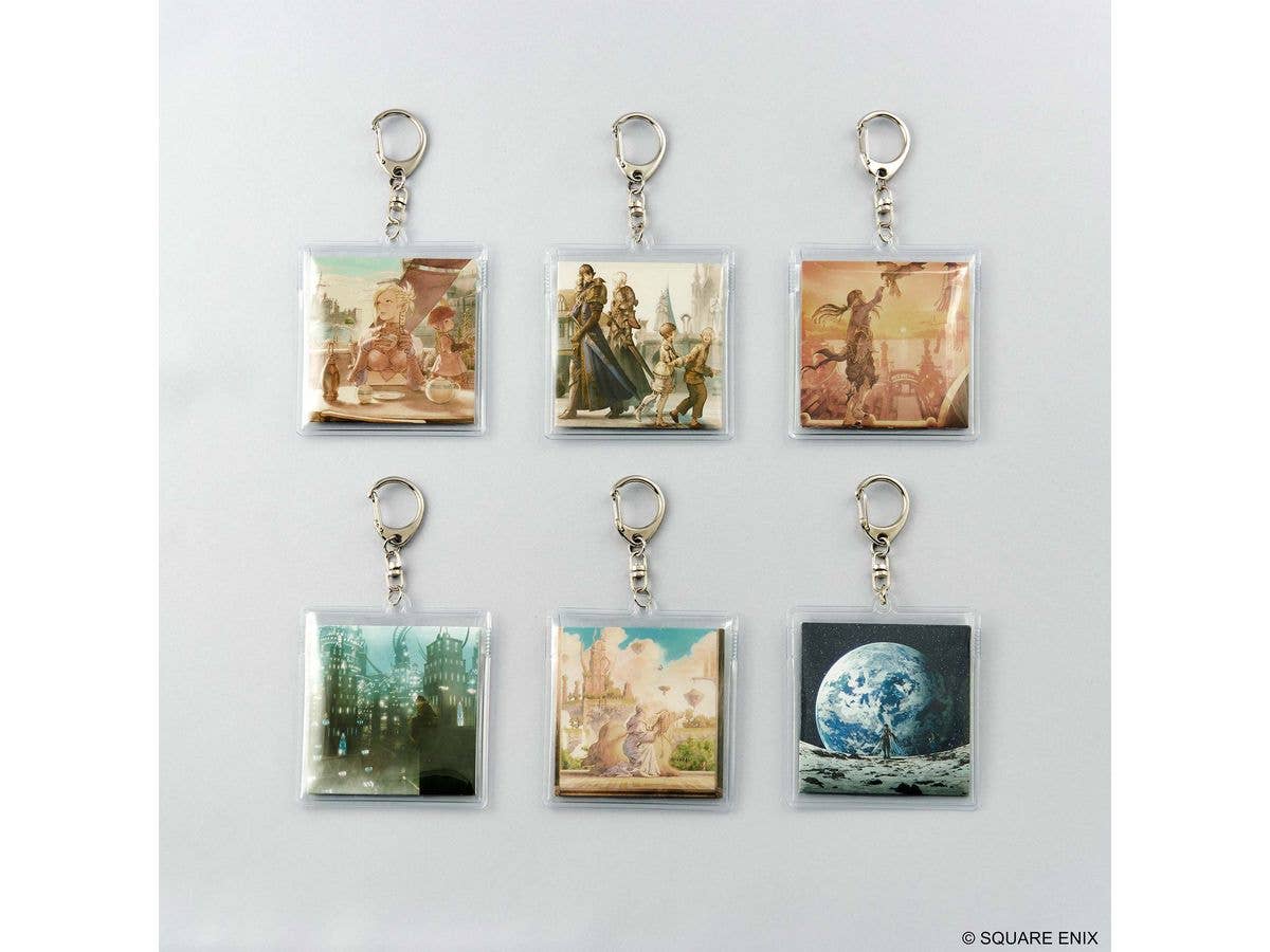 ファイナルファンタジー XIV ミュージックコレクションキーチェーン バイナルシリーズ Vol. 1 1Box 6pcs