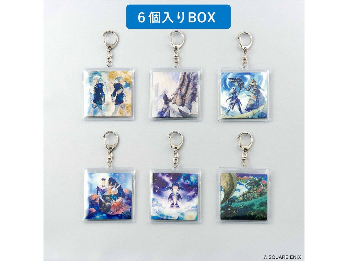 ファイナルファンタジー XIV ミュージックコレクションキーチェーン バイナルシリーズ Vol. 2 1Box 6pcs