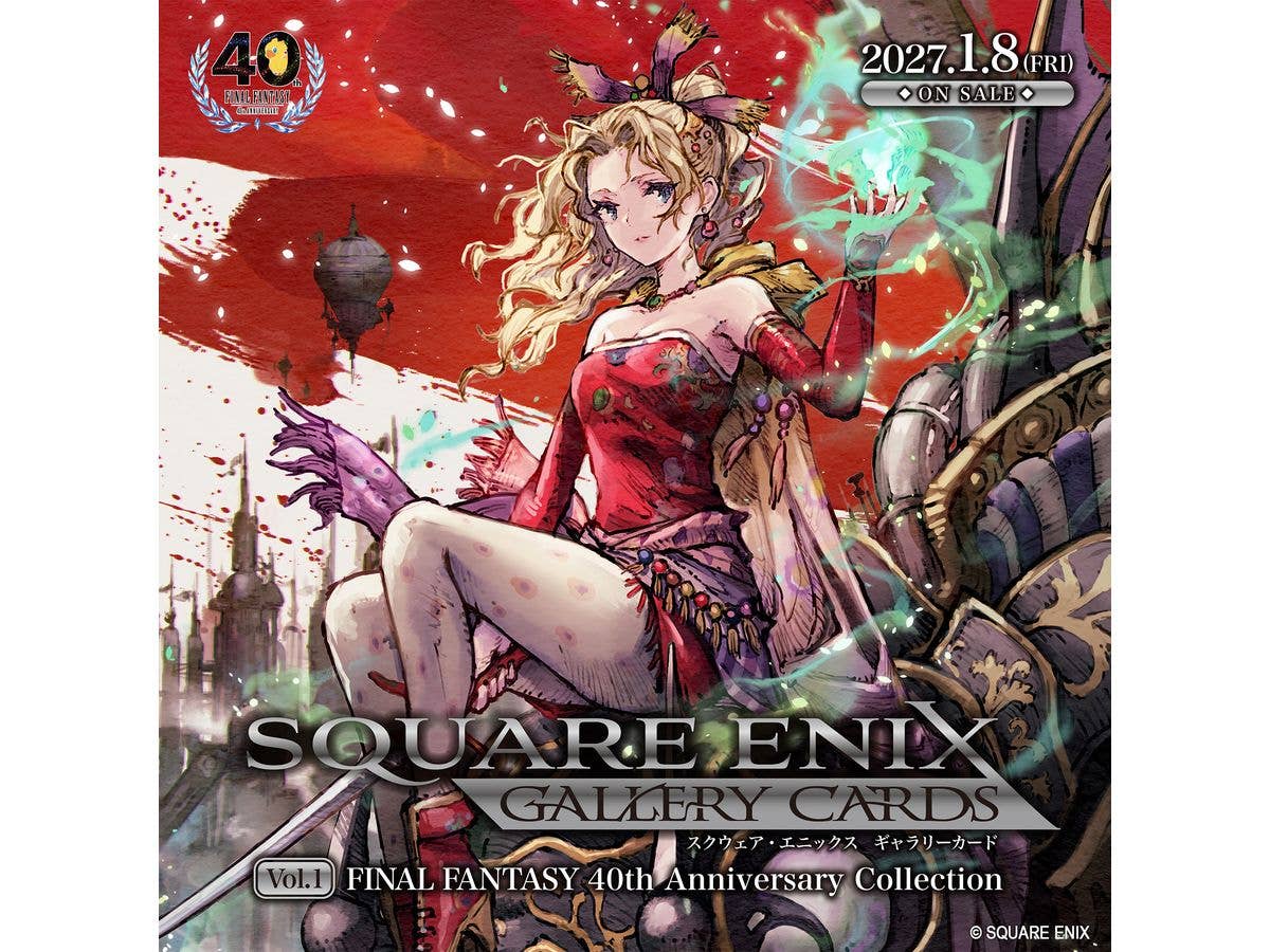 スクウェア・エニックス ギャラリーカード 第一弾 ファイナルファンタジー 40周年アニバーサリー コレクション 1ボックス 10パック入り