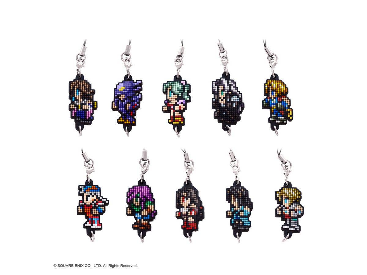 芸能人 愛用の通販 ファイナルファンタジー ドットラバーストラップ vol.2 1Box ストラップ