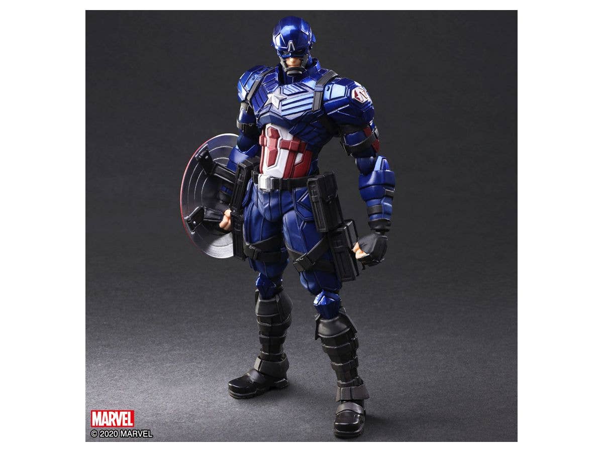 マーベル ユニバース ヴァリアント ブリングアーツ DESIGNED BY TETSUYA NOMURA キャプテン・アメリカ
