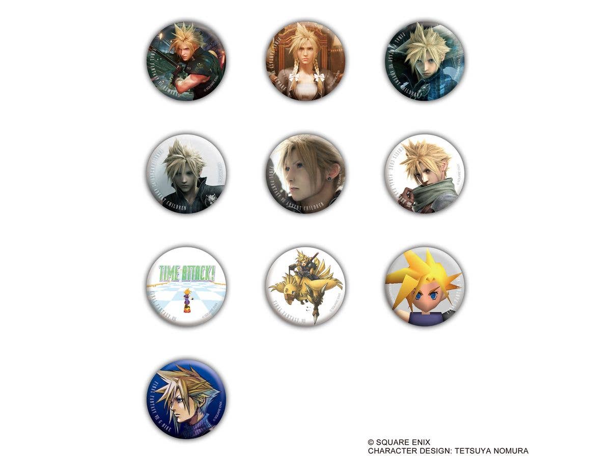 ファイナルファンタジーVII カンバッジコレクション クラウド・ストライフ Vol. 2 1Box 10pcs