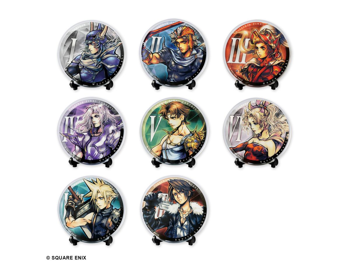 ディシディア ファイナルファンタジー ガラスプレートコレクション Vol. 1 1Box 8pcs