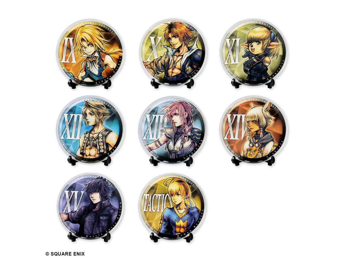 ディシディア ファイナルファンタジー ガラスプレートコレクション Vol. 2 1Box 8pcs