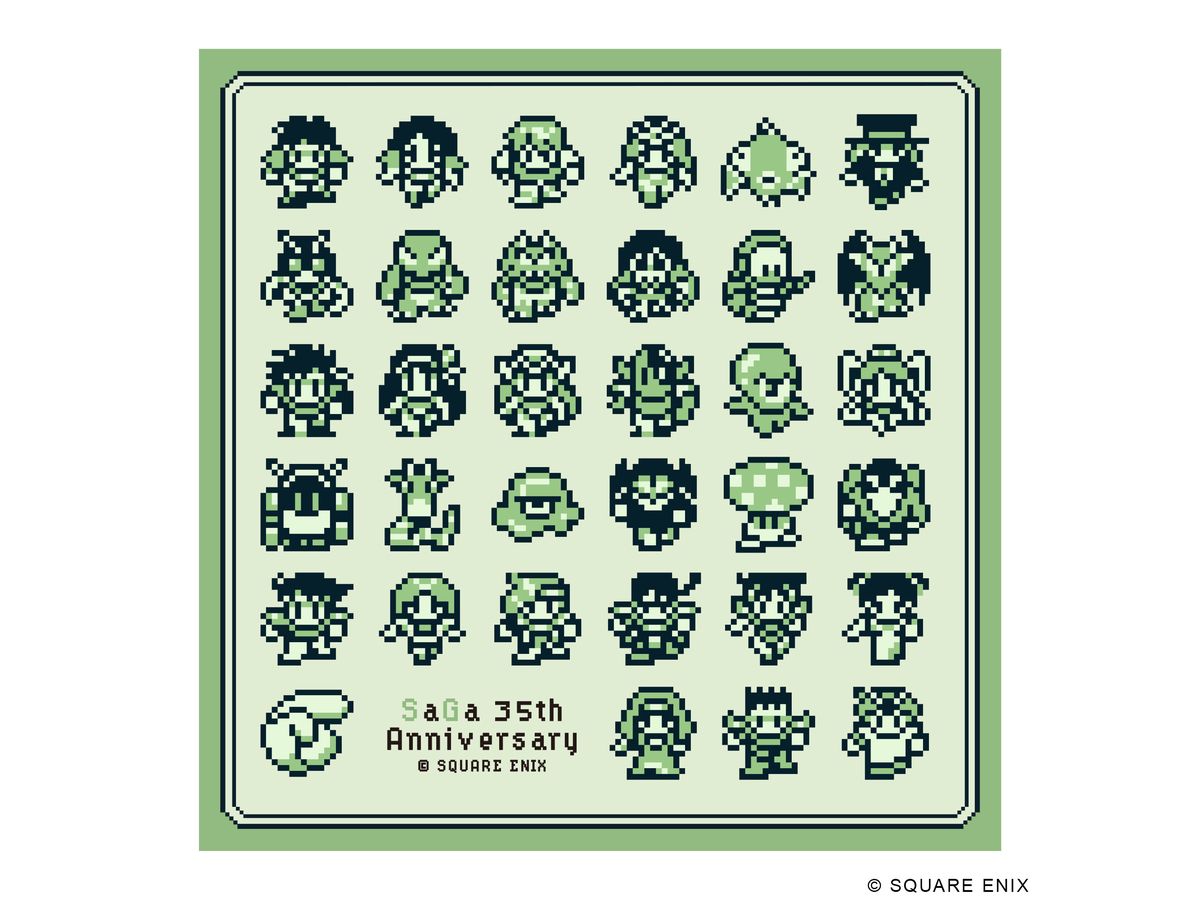サガ シリーズ: 35th Anniversary Sa・Ga ハンカチ