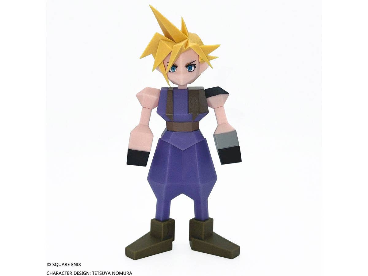 FINAL FANTASY VII ポリゴンソフビ クラウド・ストライフ (再販)