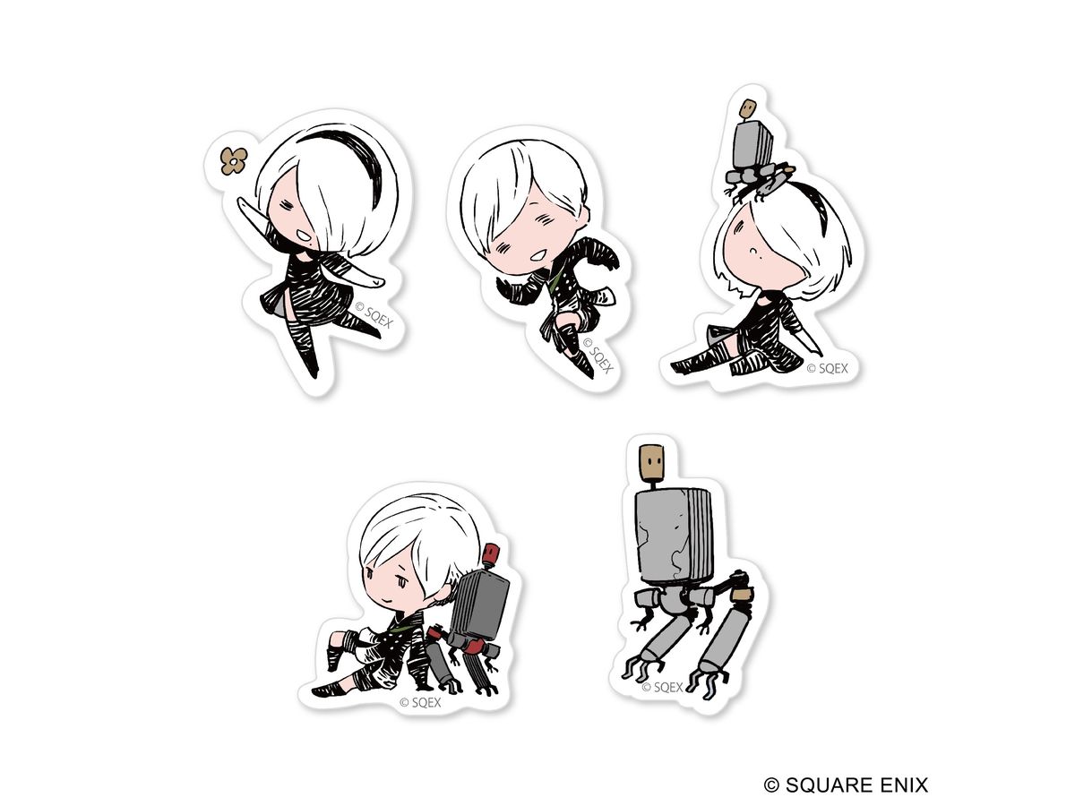 NieR:Automataステッカーセット ミニキャラ