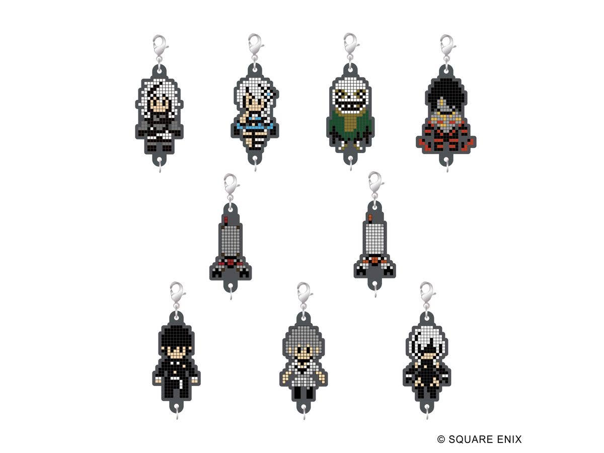 NieR Series ラバーストラップコレクション ドット絵ver. Vol. 1 1Box 9pcs