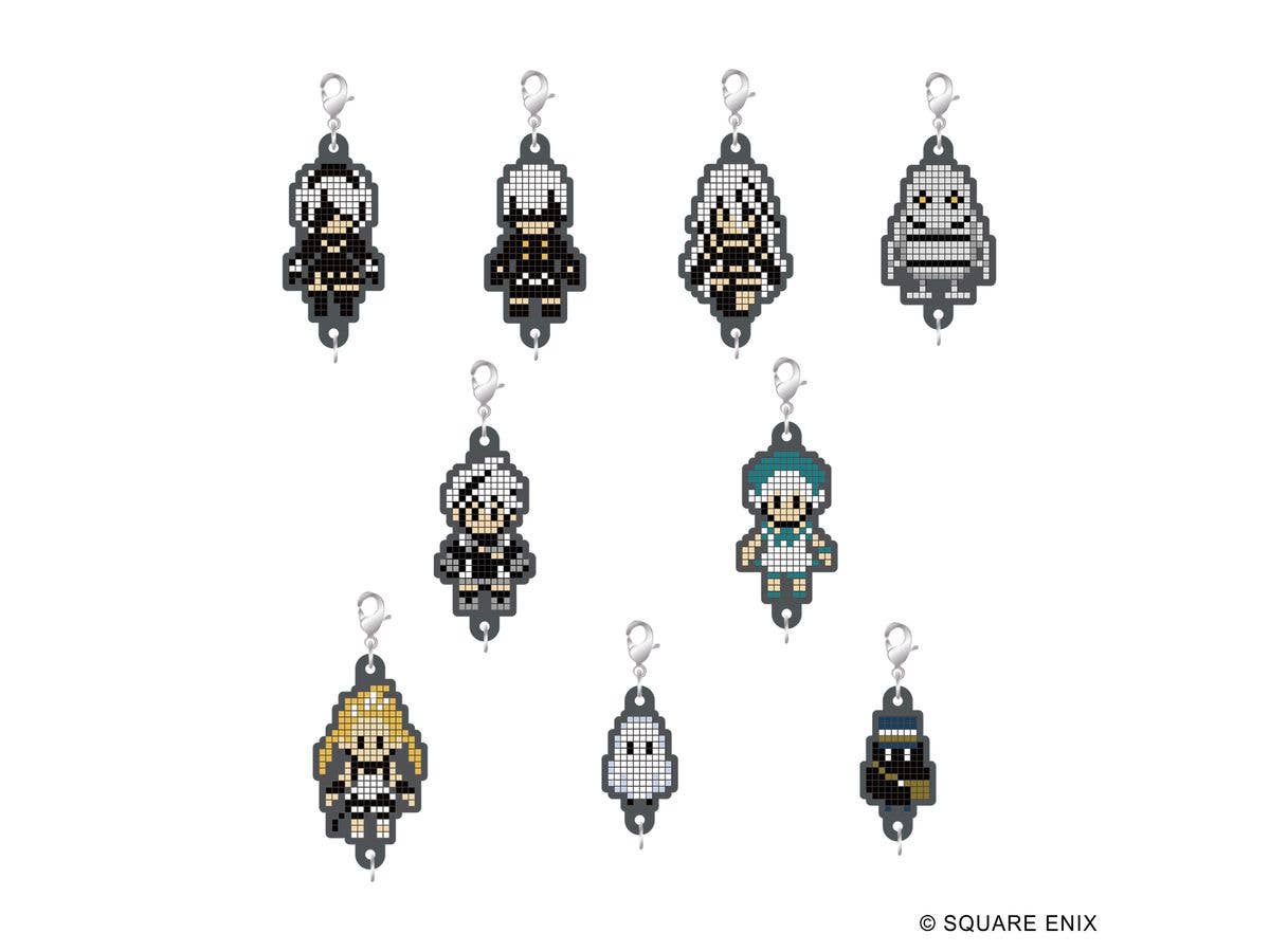 NieR Series ラバーストラップコレクション ドット絵ver. Vol. 2 1Box 9pcs