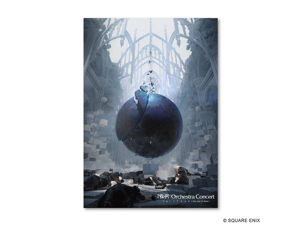 NieR:Orchestra Concert re:12024 [ the end of data ] クリアポスター