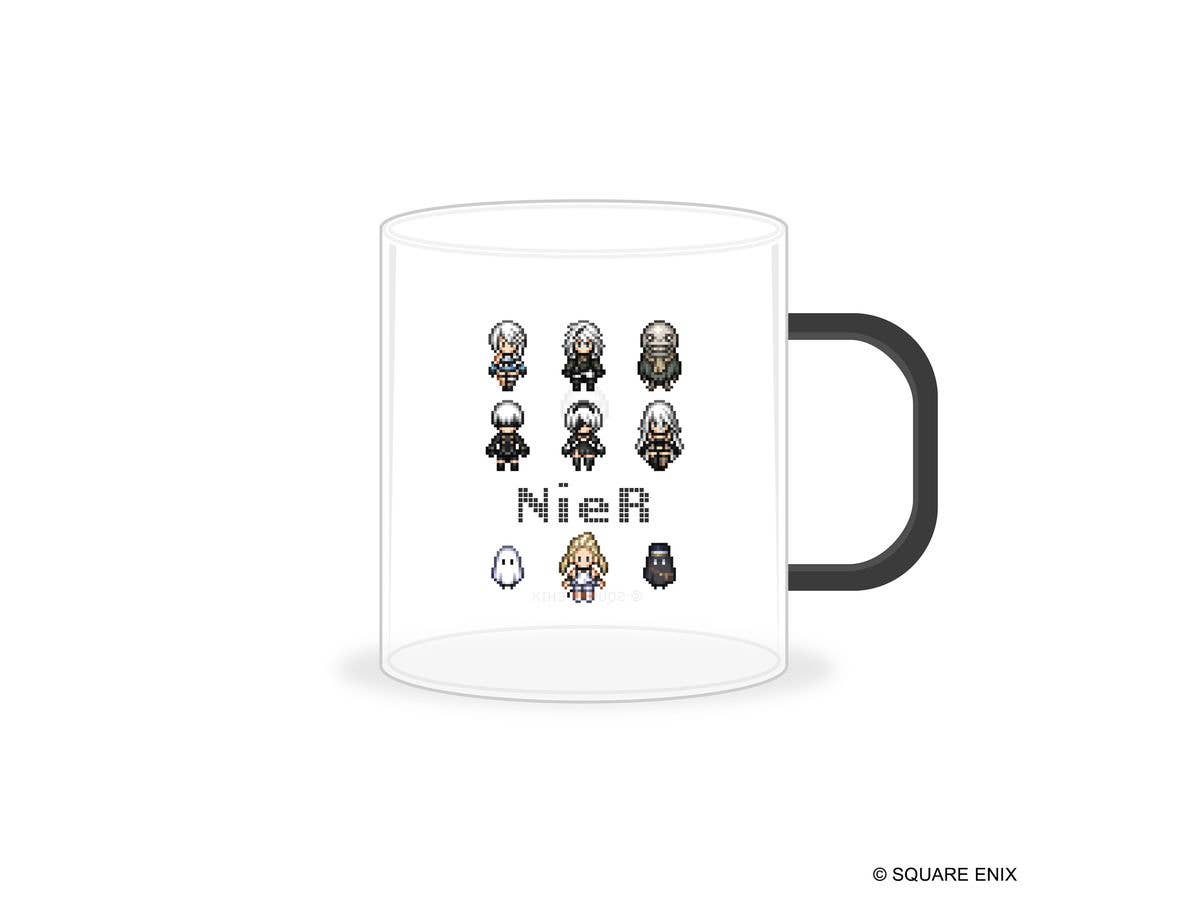 NieR Series ガラスマグカップ ドット絵ver.