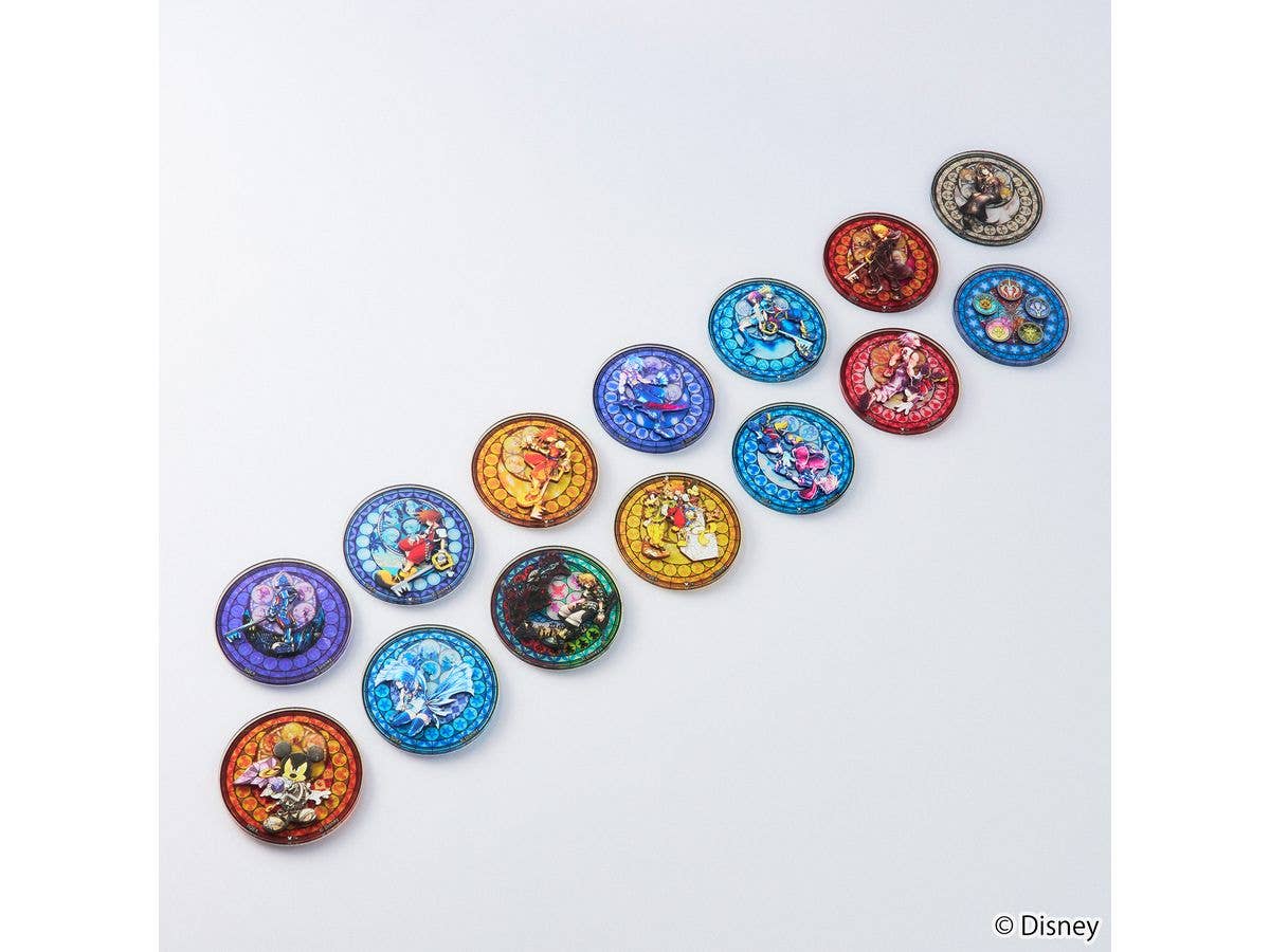 キングダムハーツ: アクリルステッカーコレクション 1Box 14pcs