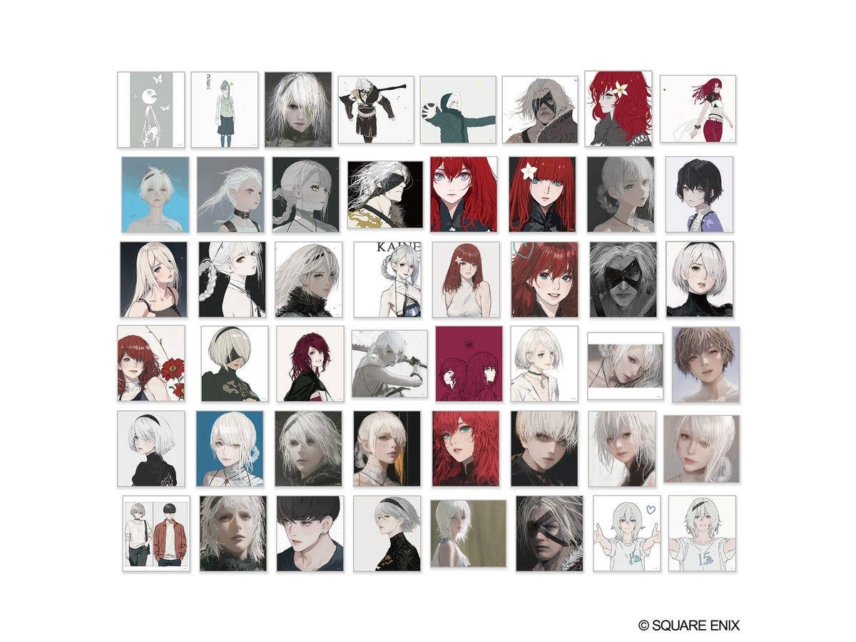 NieR Series ミニ色紙コレクション illustration by D.K Vol. 1 1Box 24pcs