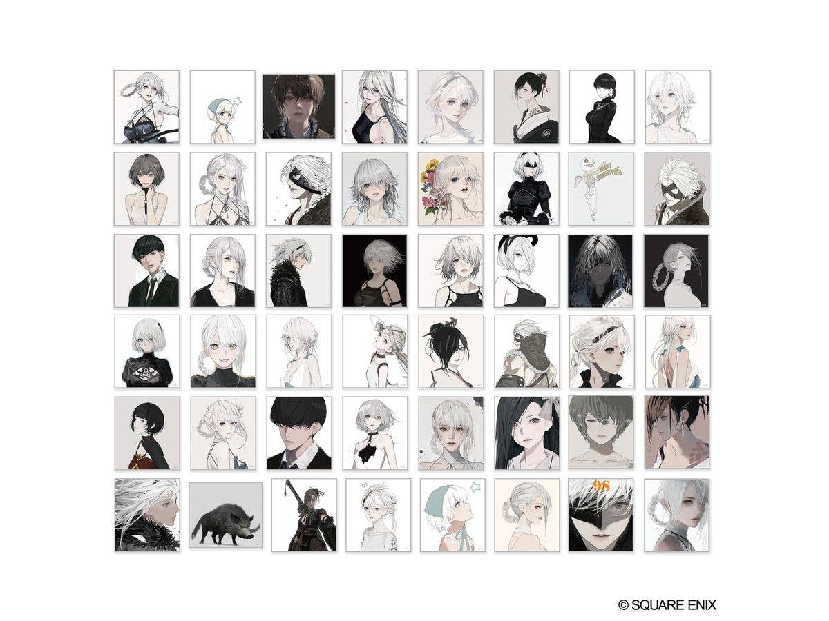 NieR Series ミニ色紙コレクション illustration by D.K Vol. 2 1Box 24pcs