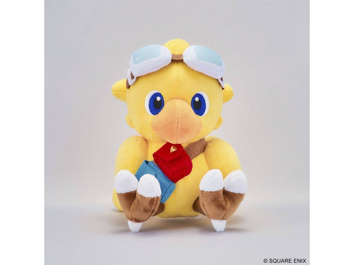 ファイナルファンタジー ぬいぐるみ チョコボ えほん チョコボと空飛ぶ船ver.