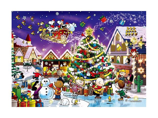 ジグソーパズル: スヌーピー ハッピークリスマス 500ピース (53 x 38 cm)