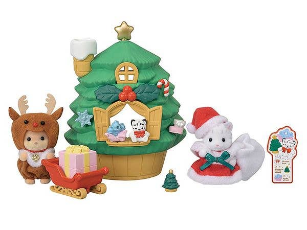 シルバニアファミリー: 赤ちゃんサンタのクリスマスツリーハウス