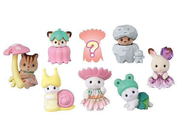 シルバニアファミリー: 赤ちゃん妖精の森のなかまたちシリーズ 1Box 16pcs