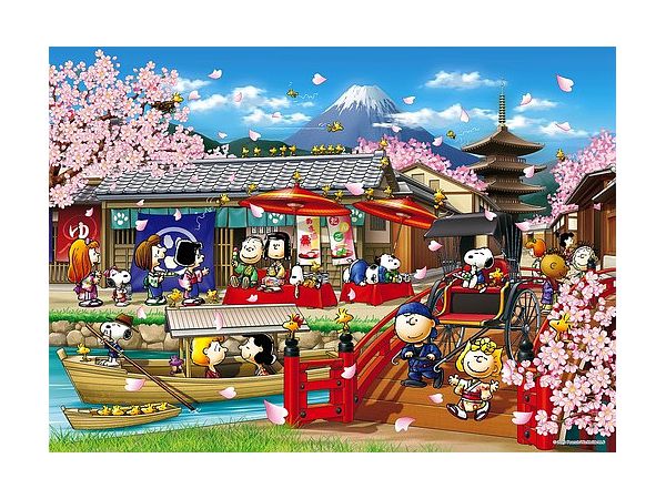 ジグソーパズル: スヌーピー イン ジャパン 3000スモールピース (73cm x 102cm)