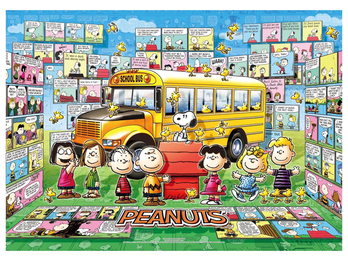 ジグソーパズル ピーナッツ コミックヒストリー 3000スモールピース (102 x 73cm)