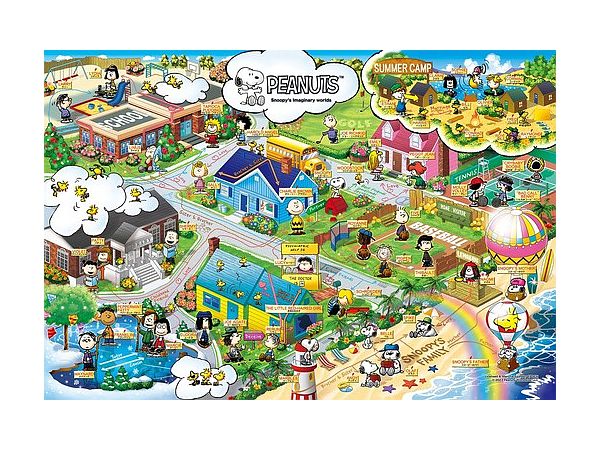 ジグソーパズル: スヌーピーイマジナリーワールド 300P (26 x 38cm)