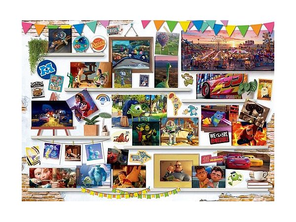 ジグソーパズル: Display Shelf / Pixar Collection (ピクサーコレクション) 500ピース (53 x 38cm)