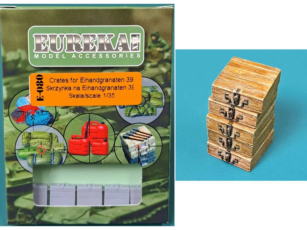 1/35 WWII 独 M39卵型手榴弾用30個入木箱セット(5個入)