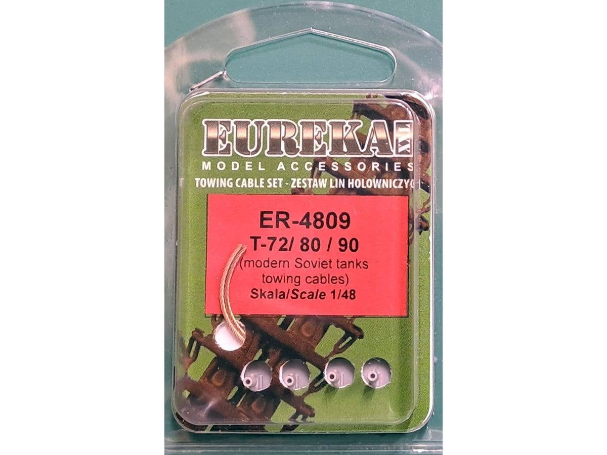 1/48 現用 露/ソ 現用戦車(T-72/T-80/T-90)用牽引ケーブルセット