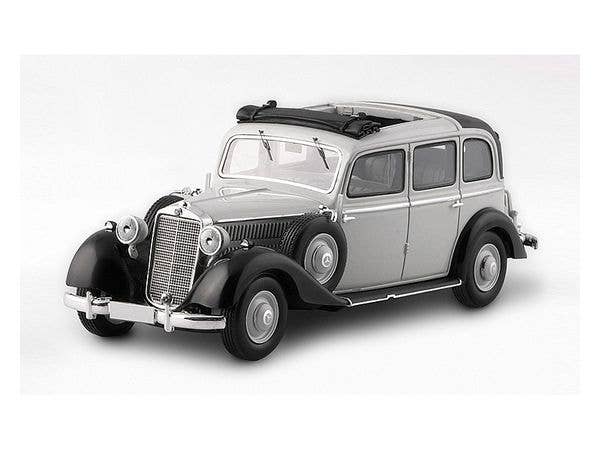 1/43 1936-1940年 メルセデス・ベンツ 260D プルマン ランドレー (幌開、リアウィンドー閉)(グレー/ブラック)