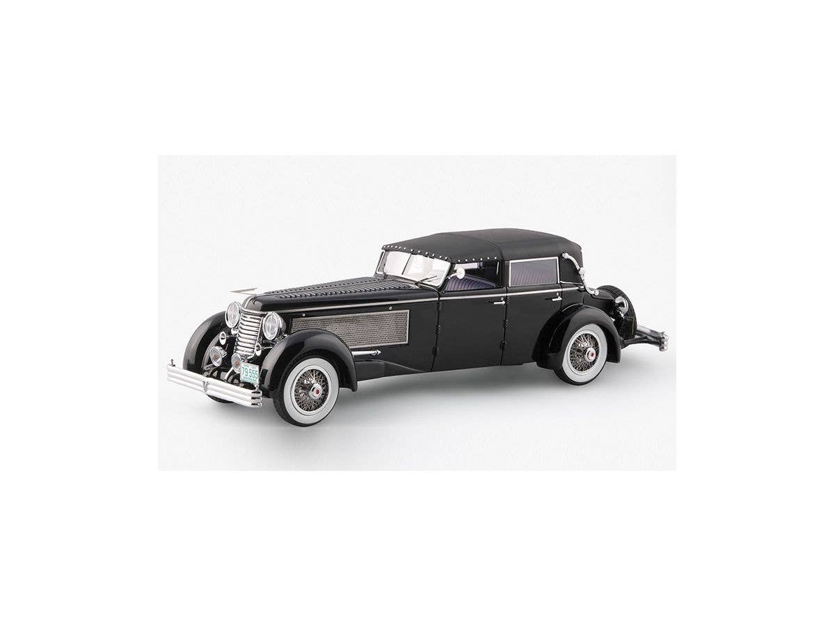1/18 1937年 デューセンバーグ SJ タウンカー ルドルフ バウアー デザイン ロールソン (幌閉)(ブラック)