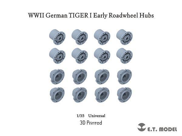1/35 WWII ドイツ タイガーI初期型 転輪ハブ (16個入)