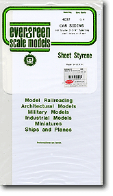 プラシートカーサイディング 1.0mm HOスケール