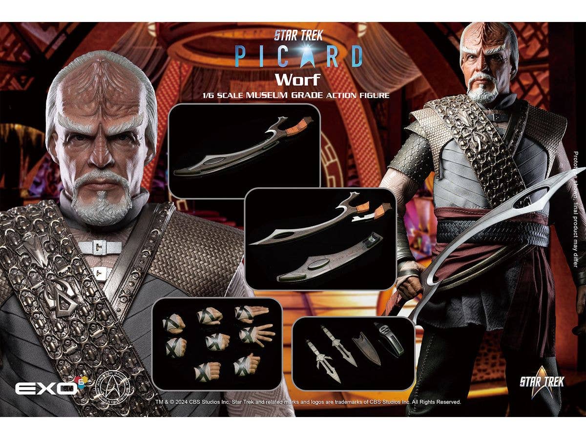 1/6 ハイパーリアリスティックアクションフィギュア スター・トレック: ピカード ウォーフ大佐