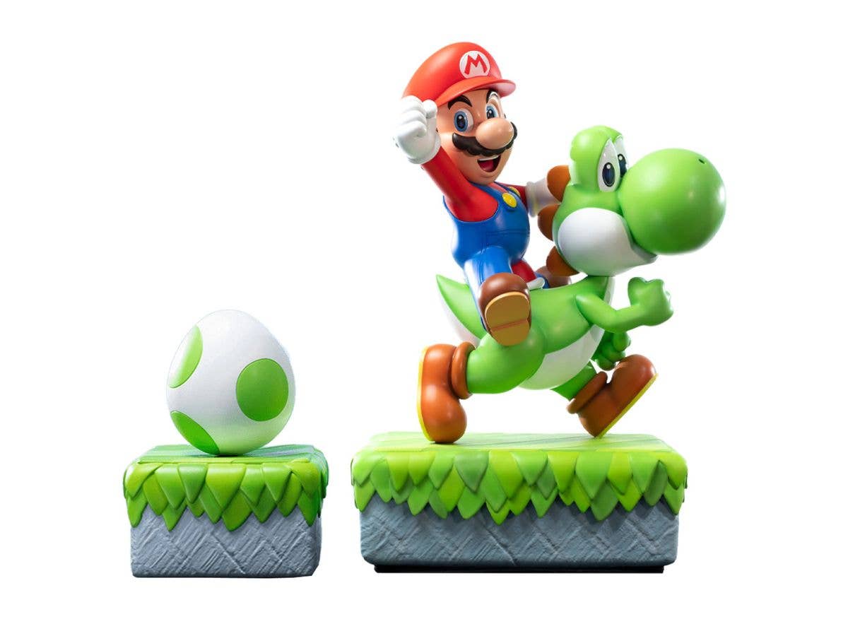 スーパーマリオシリーズ/ マリオ&ヨッシー スタチュー エクスクルーシブ エディション