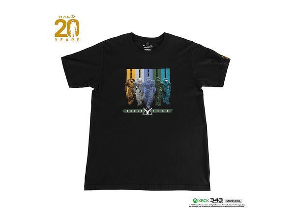 HALOシリーズ 20周年 Tシャツ (黒) S