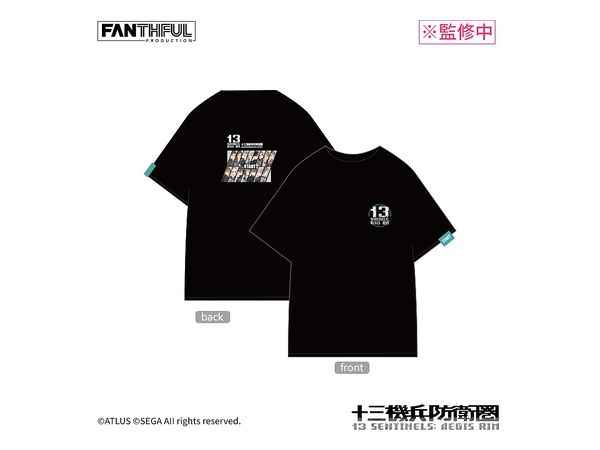 十三機兵防衛圏 Tシャツ 黒 XL