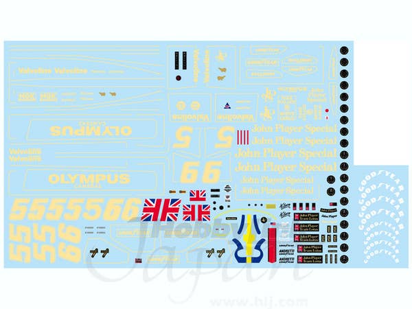 1/20 ロータス 78 リペイントデカール (タミヤ用)