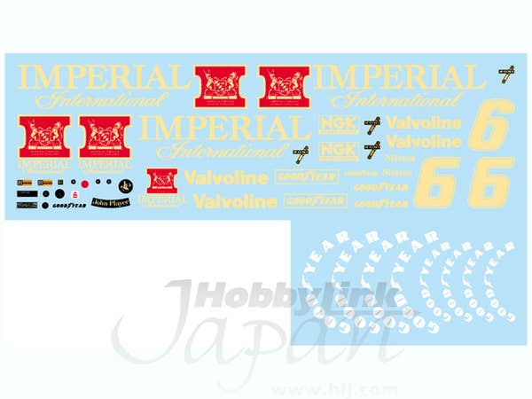 1/20 ロータス 78 インペリアルデカール (タミヤ用)