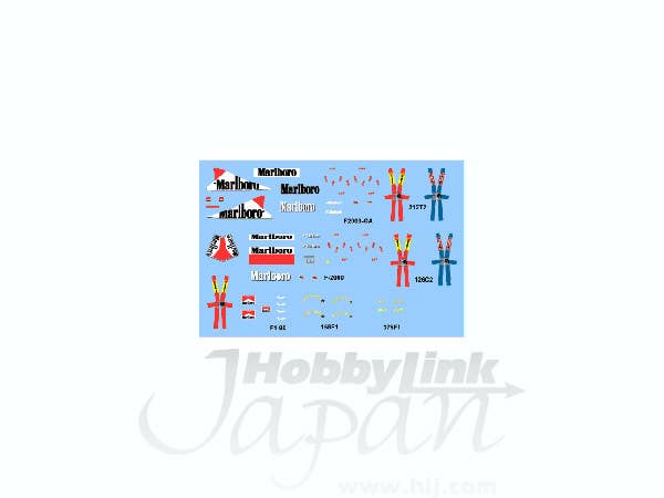 1/72 フェラーリ F1 デカール (ローソン限定版用)