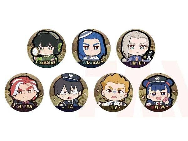 羅小黒戦記2 妖霊探案簿シリーズ ブリキ缶バッジ ブラインドパック 1Box 7pcs