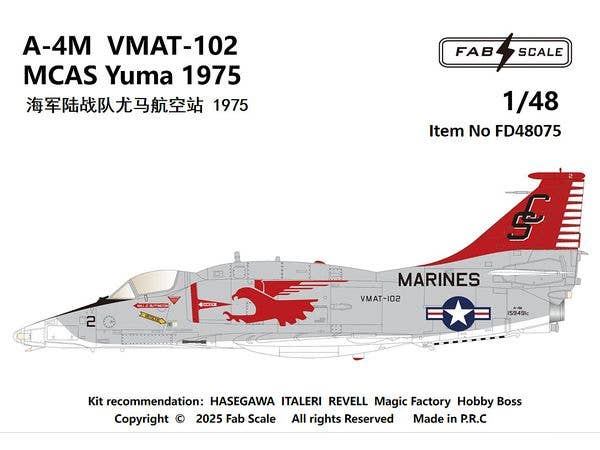 1/48 A-4M VMAT-102 ユマ海兵隊航空基地 1975年