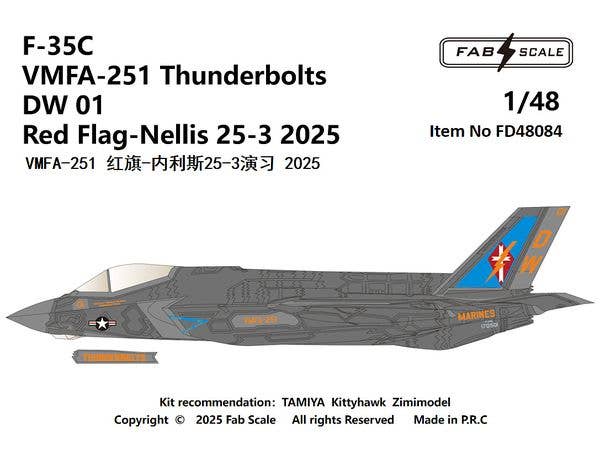 1/48 F-35C VMFA-251 サンダーボルト 2025年