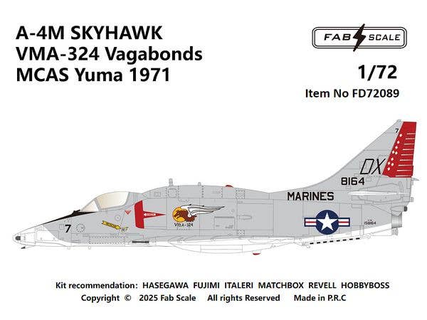 1/72 A-4M VMA-324 バガボンドユマ海兵隊航空基地 1971年
